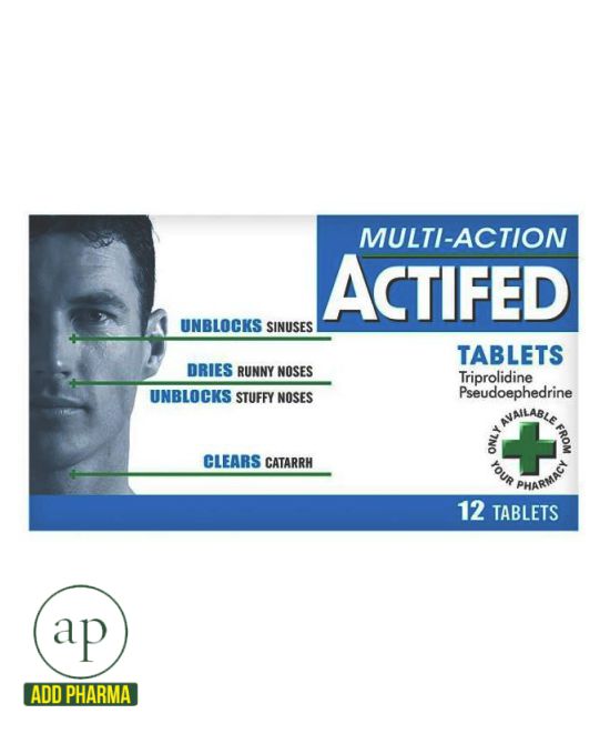 Actifed Multi-Action - 12Tablets