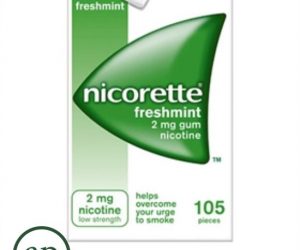 Nicorette Freshmint Gum 2mg - 105 Pieces