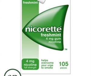 Nicorette Freshmint Gum 4mg - 105 Pieces