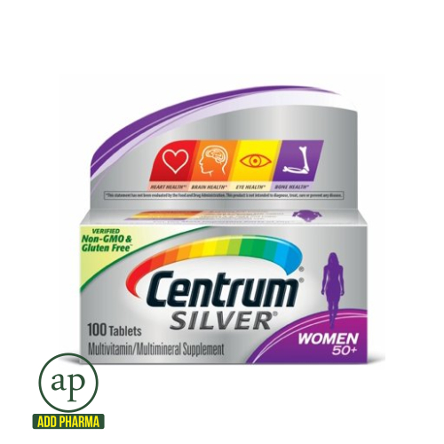 Centrum Silver Women 50+ Multivitamin - 100 Tablets