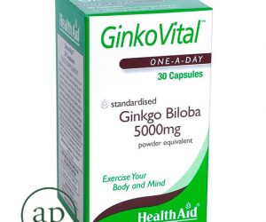 GinkoVital (Ginkgo Biloba) 5000mg 30's Capsules