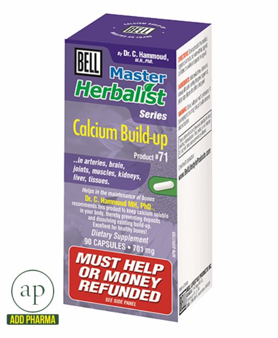 Bell Master Herbalist #71 Calcium Build-Up - 90 capsules (701 mg)