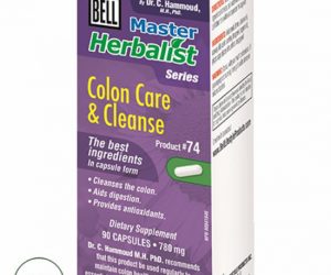 Bell Master Herbalist #74 Colon Care & Cleanse - 90 capsules (780 mg)
