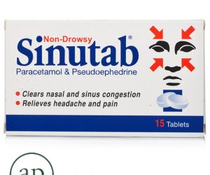 Sinutab Non Drowsy Tablets - 15 Tablets