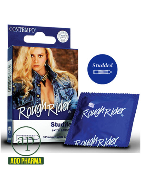 Contempo Rough Rider - 3 Premium Latex Condoms