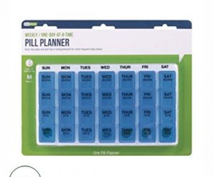 Ezy Dose One-Day-At-A-Time Weekly Medication Organizer - Tray Medium
