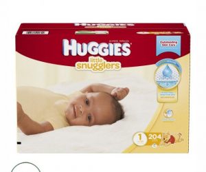 Huggies Little Snugglers Diapers Size 1 - 204 Count