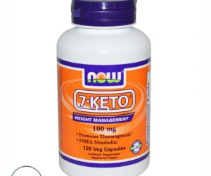Now Foods 7-Keto - 120 Veggie Caps (100 mg)