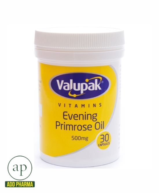 Valupak Evening Primrose Oil - 30 capsules (500mg)