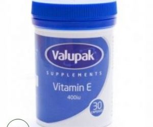 Valupak Plus Vitamin E 400iu Capsules - 30 capsules