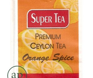 Super Tea Premium Ceylon Tea Orange Spice- 25 x 2 Envelop Tea Bags