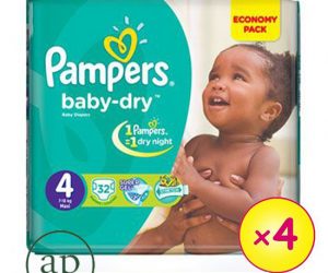 Pampers Baby-Dry Maxi 7-18kg - Economy Pack