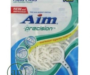 Aim Precision Floss Picks With Flouridex Thread - 50 Pack
