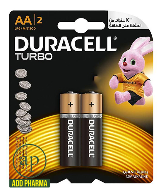 Duracell Turbo Batteries AA - Pack of 2