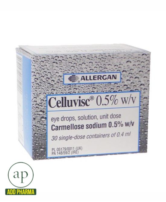 Celluvisc 0.5% Single Dose Eye Drops - 30 x 0.4ml