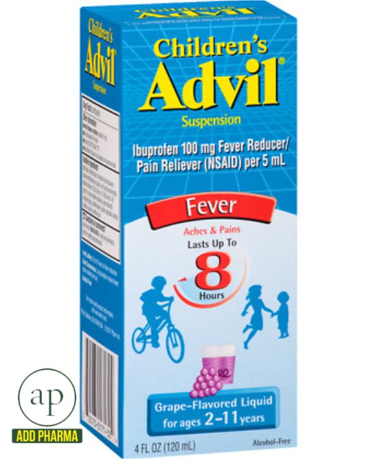 Children's Advil Ibuprofen Oral Suspension Grape 4.0 fl oz