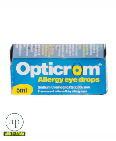 Opticrom Allergy Eye Drops 5ml - AddPharma | Pharmacy in Ghana