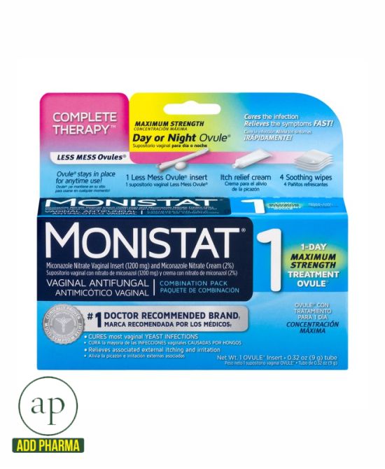Monistat 1 Vaginal Antifungal Combination Pack
