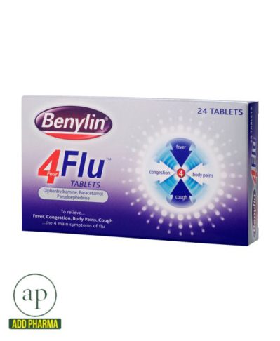 BENYLIN® 4 Flu Tablets - 24 Tablets - AddPharma | Pharmacy in Ghana