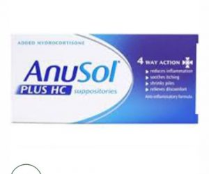 Anusol Plus Hc Suppositories -12 Suppositories