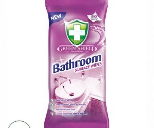 Green Shield Bathroom Surface Wipes - Pack of 50 Wipes