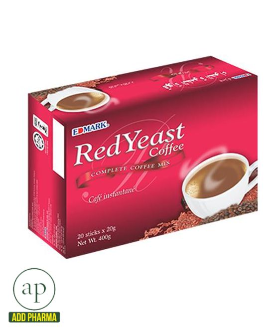 Edmark Red Yeast Coffee Sachet Drink - 20 sachets