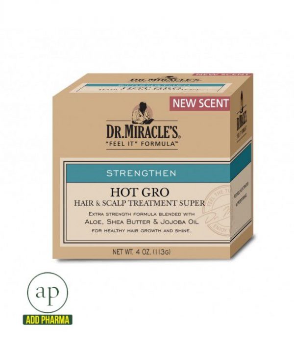 Dr. Miracle's Hot Gro Hair & Scalp Treatment Super - 4 oz
