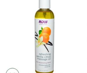 Now® Refreshing Vanilla Citrus Massage Oil - 237 ml