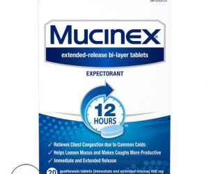 Mucinex® 12-Hour Expectorant - 20 Tablets