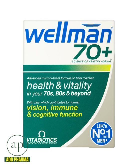 Vitabiotics Wellman 70+ - 30Tablets