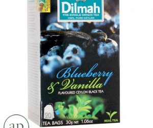 Dilmah Blueberry & Vanilla flavoured tea - 20 Teabags