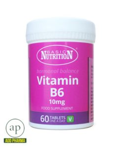 Basic Nutrition Vitamin B6 - 60 Tablets - AddPharma | Pharmacy In Ghana