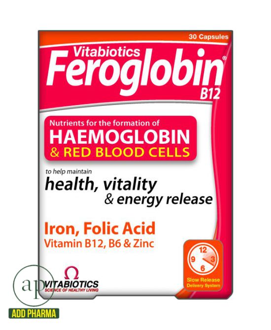 Vitabiotics Feroglobin B12 - 30 Capsules
