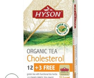 Hyson Organic Cholesterol Tea - 12 (+3) Tea Bags