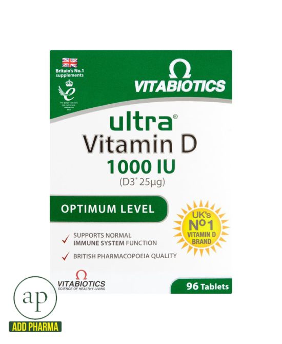 Vitabiotics Ultra Vitamin D - 96 Tablets