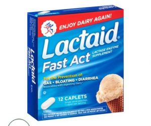 Lactaid Fast Act Lactase Enzyme Supplement - 12 Caplets