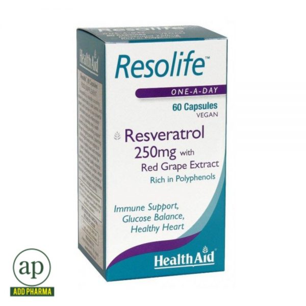 HealthAid Resolife® (Resveratrol 250mg) - 60 Capsules