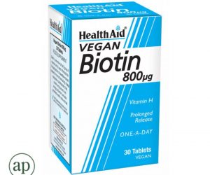 HealthAid Biotin 800µg - 30 Tablets