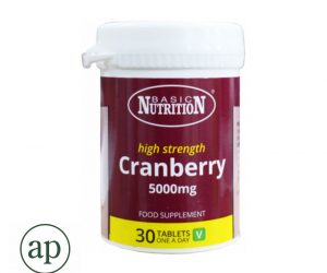 Basic Nutrition 5000 Mg Cranberry - 30 Tablets