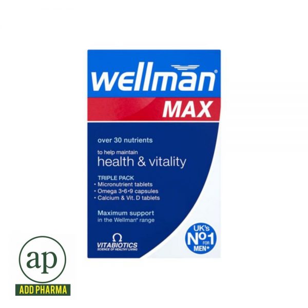 Vitabiotics Wellman Max - 84 Tablets