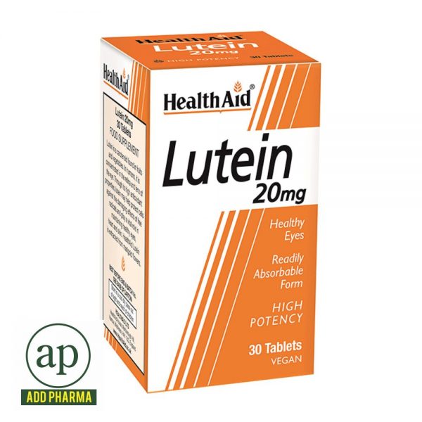 HealthAid Lutein 20mg - 30 Tablets