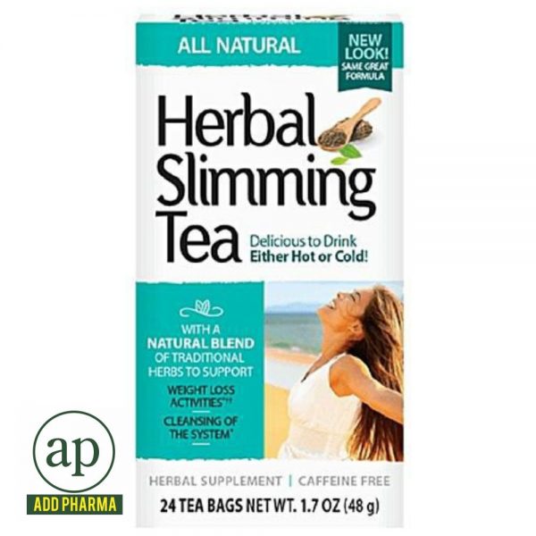 21ST Century® Herbal Slimming Tea All Natural - 24 Tea Bags