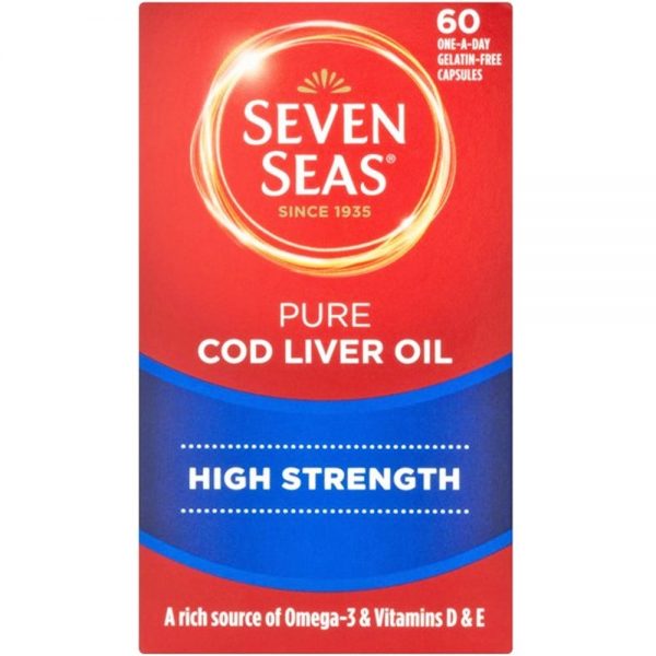 Seven Seas Cod Liver Oil High Strength - 60 Capsules