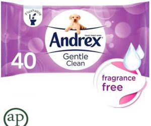 Andrex Gentle Clean Washlets - 40 wipes