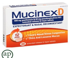Mucinex D Expectorant & Nasal Decongestant - 36 Tablets