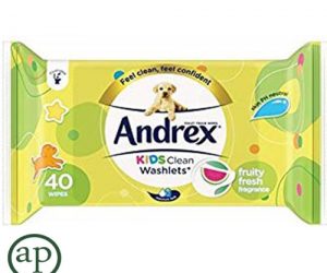 Andrex Clean Washlets - 40 Wipes