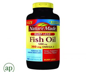 Nature Made Burpless Fish Oil/Omega-3 - 200 Softgels
