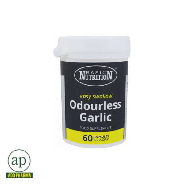 Basic Nutrition 200 Mg Garlic Odorless Capsule - 60 Capsules