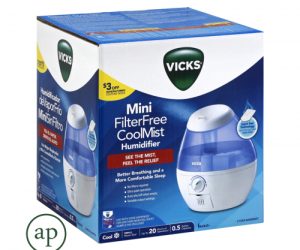 Vicks Ultrasonic Humidifier Filter Free - 1.9L