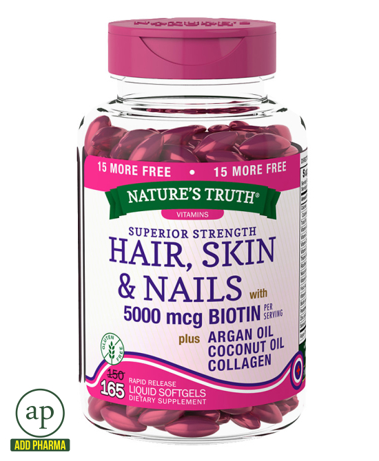 Nature's Truth Superior Strength Hair, Skin & Nails - AddPharma ...